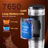 NONE Macchina da Caffè Elettrica Portatile Wireless 2-in-1 per Capsule e Polvere, per Auto, Casa, Campeggio e Viaggi