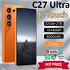 K-Touch Telefoni Cellulari C27 Ultra, Smartphone Android 15, Schermo Curvo HD da 7.3 Pollici, 22GB 2TB, 8000mAh, Sblocco Facciale, 5G Dual SIM, Fotocamera 16+48MP