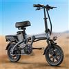 URLIFE Bicicletta Elettrica URLIFE F1L 48V 7.5Ah con Batteria Rimovibile, Velocità 25KM/H, Autonomia 65KM, per Fuoristrada e Pendolarismo Urbano
