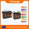 POWINVER Batteria LiFePO4 POWINVE 12.8V 100AH 1280Wh con BMS intelligente integrato, a ciclo profondo, al litio ferro fosfato per solare, camper, barche, alimentazione off-grid - Magazzino Polonia
