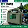 SYPOOE Batteria LiFePO4 12V 100Ah 140Ah 200Ah 1792Wh, Pacco Batteria LFP 24V Portatile USB QC PD, 6000+ Cicli, Bluetooth BMS, 100% Grado A, IP65, Per Motore Elettrico da Pesca 12.8V, Batterie al Litio, Stock