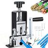 NONE Spellatura Fili Elettrica Portatile 2-25mm, Manuale/a Batteria, per Trapano, Strumento per Spellatura Rame, con Manovella di Supporto