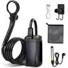 NONE Pompa Doccia da Campeggio 6000mAh, Kit Doccia Esterno per Camper con Asta Riscaldante e Tubo da 2M, Kit Doccia Intelligente per Giardino, Animali Domestici, Viaggi