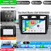 HIZPO Autoradio Hizpo da 9 pollici per Ford Fiesta Mk VI 5 Mk5 2002 - 2008 Wireless Carplay Android Car Multimedia Video Player 2 DIN Radio Autoradio GPS Stereo Sistemi intelligenti Smart IPS Touch Screen