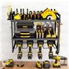 NONE Mensola Galleggiante da Parete, Organizzatore Multiuso per Utensili Elettrici, Robusto Supporto da Parete per Trapani, Scaffale Portautensili da Parete per Garage e Officina (Utensili Esclusi)