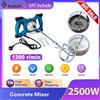 NONE Podofo 2400W Miscelatore per Calcestruzzo Brushless a 6 Velocità Regolabili, Spina EU, Miscelatore Elettrico Portatile per Stucco, Polvere, Cemento, Calcestruzzo, 1500 giri/min, Miscelatore per Malta