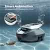 Ultenic Robot Pulitore Piscina Senza Fili Ultenic Pooleco P10s con Controllo Tramite App, 3 Potenti Motori di Aspirazione, 90 Minuti di Autonomia, Auto-Parcheggio Automatico, Ricarica Rapida in 2.5H, per
