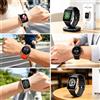 NONE Smartwatch WETECH Serie WX01-BEIGE, WX01-NERO, WX18-ARAN, WX18-NERO, WX20-BIANCO, WX20-NERO, Ricarica Magnetica / Chiamate BT con Microfono, Batteria 7 Giorni, Monitoraggio Salute Multi-Sport,
