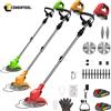 CONENTOOL Decespugliatore a Batteria 21V da 6 Pollici 15000RPM, Tagliaerba Pieghevole con 5 Lame per Batteria Makita 18V, Attrezzo da Giardino