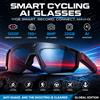 GUHUAVMI 2026 AI Camera Smart Occhiali 1200P HD Video Recorder ChatGPT AI Bluetooth Chiamata Traduzione in tempo reale Ciclismo Sport Occhiali da sole Antivento Protezione UV Occhiali intelligenti Uomini