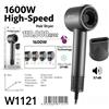 NONE Asciugacapelli leggero e compatto pieghevole 2000W 1600W con ioni negativi, asciugatura rapida, aria fredda, portatile, per viaggi, salone e uso domestico, strumento per acconciature W1121, W1122