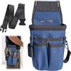 WestCH Cintura Porta Attrezzi,Marsupio Elettricista,Porta Attrezzi da Cintura,Regolabile Marsupio Attrezzi con 14 Tasche per Elettricisti,Edilizia,Falegnami,Tessuto Oxford 600D,Blu