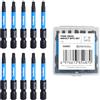 toolant Utensili 10 pezzi T15 2 pollici Impact Torx Punte S2 Acciaio Security Torx