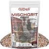 GiDeli Sabbia mista per polli, 1 kg, calcio di semi di conchiglia e gusci di ostriche per gusci d'uovo forti, farina di pietra con pietra focaia per la digestione, mangime naturale per galline pondate