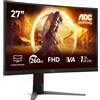 AOC Gaming Monitor C27G4Z2 27 pollici, Curvo 1920x1080, FHD, 260Hz, Fast