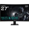 Gigabyte GS27FCA Monitor gaming curvo 27" FHD - 1920 x 1080, 200Hz, 1ms,
