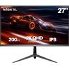 Nilox NXM272K20001 Monitor Gaming 27'' 2K QHD IPS, Frequenza 200 Hz,