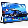 Newsoul Monitor Portatile 21,5 Pollici, 100Hz Schermo Portatile QLED