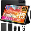 Beynivan Tablet13 Pollici Android 15 tablet con 4G LTE/5G WiFi,36GB RAM+512GB
