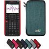 Calcuso TI-Nspire CX II-T CAS con Custodia Protettiva WYNGS inclusa Turchese -