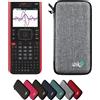 Calcuso TI-Nspire CX II-T CAS con Custodia Protettiva WYNGS inclusa Grigio Chiaro