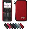 Calcuso TI-Nspire CX II-T CAS con Custodia Protettiva WYNGS inclusa Rosso -
