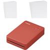 Canon SELPHY QX20 RD stampante per foto Sublimazione 287 x 287 DPI 2.8 x 3.3 [7.