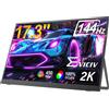 EVICIV Monitor Portatile 2K 144Hz 17,3 Pollici Mobile Display Corpo in