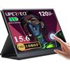 UPERFECT Monitor Portatile Touchscreen, 15,6 Pollici 120Hz Secondo