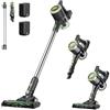 EUREKA NEC370 Aspirapolvere senza fili,3-in-1 scopa elettrica senza fili,2 batterie ricaricabili rimovibili,Aspirazione potente,autonomia di 40 * 2 min,Per pavimenti/tappeti/peli di animali domestici