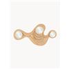 Versmissen Specchio da parete fatto a mano con cornice in rattan Wave -