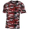 MFH Streetstyle t-shirt americana, rosso-camoscio,