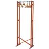 Foppapedretti Snake 90 Mettimpiega Appendi Coperta, Legno di faggio, Ferro, Nylon, Marrone (Noce), 96 x 43 x 177 mm