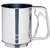 KitchenCraft Kitchen Craft Setaccio per Farina con Manico a Molla, Acciaio Inossidabile, Capacità di 500 gr