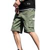 PADOLA Pantaloncini Uomo Cargo da Esterno Leggeri Shorts Tattici Multitasca con Vita Elastica Bermuda Comodi per Trekking Lavoro e Tempo Libero in Cotone