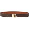 Lauren Ralph Lauren Cintura Reversibile Rev Lrl 30 412912039 Marrone