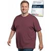 Logostar Basic - Maglietta a maniche corte, basica, taglie forti fino alla 15XL