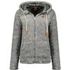 Geographical Norway Trigo Lady - Giacca in Pile Donna con Zip - Abbigliamento Caldo Comodo - Felpa Maniche Lunghe Resistente - Maglione Invernale Ideale Autunno Inverno