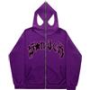 Silver Basic Felpa con Cappuccio da Donna Uomo Y2K Spider Grunge Hoodie Oversize Punk Clothes Tops a Maniche Lunghe Halloween Sweatshirt
