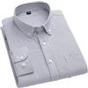 Adhdyuud, Camicia da uomo in 100% cotone Oxford, primaverile, casual, per ufficio, vestibilità regolare, manica lunga