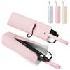 Aenfaiy Borsa per tappetino resistente al calore per piastra per capelli (rosa)
