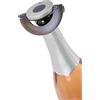 AdHoc FV53 tappo denso per champagne e champagne GUSTO, plastica/silicone, nero e argento