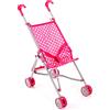 Bayer Chic 2000 Passeggino per bambole Funny, rosa a pois, pieghevole