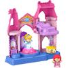 Fisher-Price Little People Disney Princess - Negozio Brilla e Luccica, set musicale con piedistallo luminoso e personaggi delle Principesse Cenerentola e Ariel inclusi, 1+ anni, JKB00