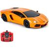 CMJ RC Cars r LP700-4 Auto telecomandata con licenza ufficiale in scala 1:24 con luci di lavoro 2.4Ghz + Batterie Duracell Optimum AA(pacco da 8)- Alcaline da1.5V -Fino al 200%di extra durata o extra potenza -So