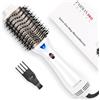 PARWIN PRO BEAUTY One-Step Spazzola Asciugacapelli, PARWIN PRO BEAUTY Asciugacapelli e Volumizzante Ovale per Asciugatura, Modellatura, Levigatura e Volumizzazione, Cura Ionica, 1000 Watt, Bianco