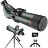 GUANIEE Cannocchiale digitale con schermo, portatile, con messa a fuoco automatica, telescopio intelligente 4K con treppiede, scheda SD da 32 GB e borsa per il trasporto per osservare le stelle, osservazione