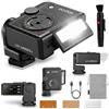 Godox Lux Junior II S Flash Retro TTL GN18, per Sony, Global Shutter | Global Shutter Sync per A9 III, HSS 1/8000s, 400 scatti, riciclo 1.5s, USB-C, ricevitore 2.4G X, per Sony Alpha