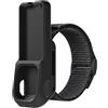 Generic Protezione flessibile in silicone per action camera da polso, nero | Set di accessori per riporre tutti i giorni con cordino da collo