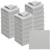 PATIKIL Panno In Microfibra Per Occhiali 5.5x5.5, 100 Pezzi Panno Per Pulire Occhiali Morbido Per Schermi Lenti Fotocamera Occhiali, Grigio
